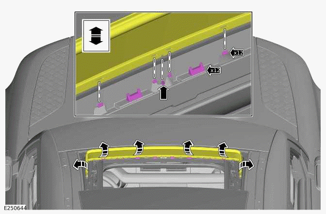 Roof Opening Panel Air Deflector